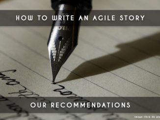 how to write an agile story